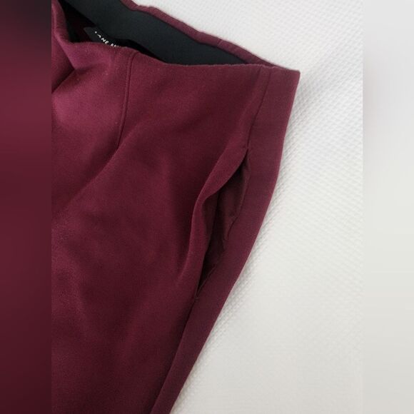 Lane Bryant Burgundy Wide Leg High Rise Pants New Without Tags - Picture 7 of 11